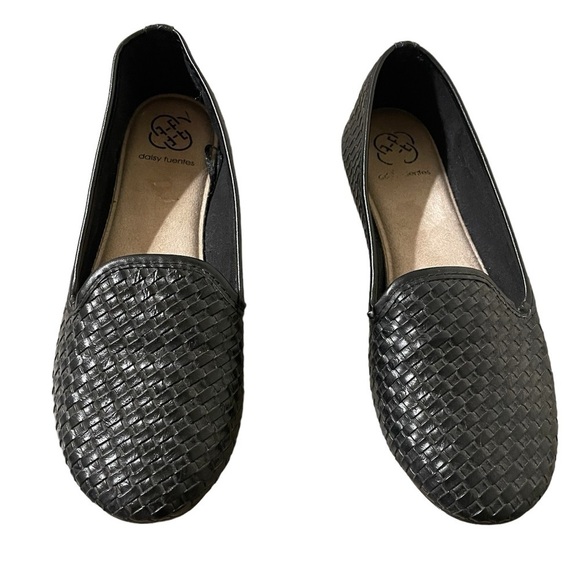 Women's Braided Detail Flats Shoes Pointed Toe Soft Sole Comfy Slip On - Picture 2 of 7